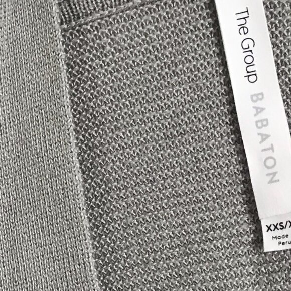 Aritzia The Group Babaton Javier Cocoon Cardigan Knit Sweater Cotton Cape Pocket - Picture 14 of 16